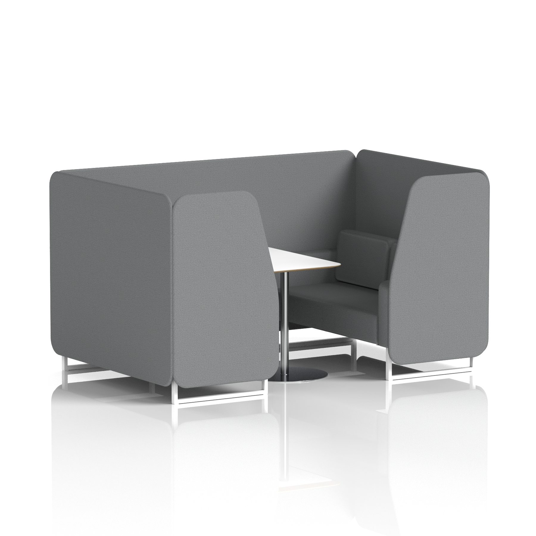 Brixworth Booth With White Table In Single Tone