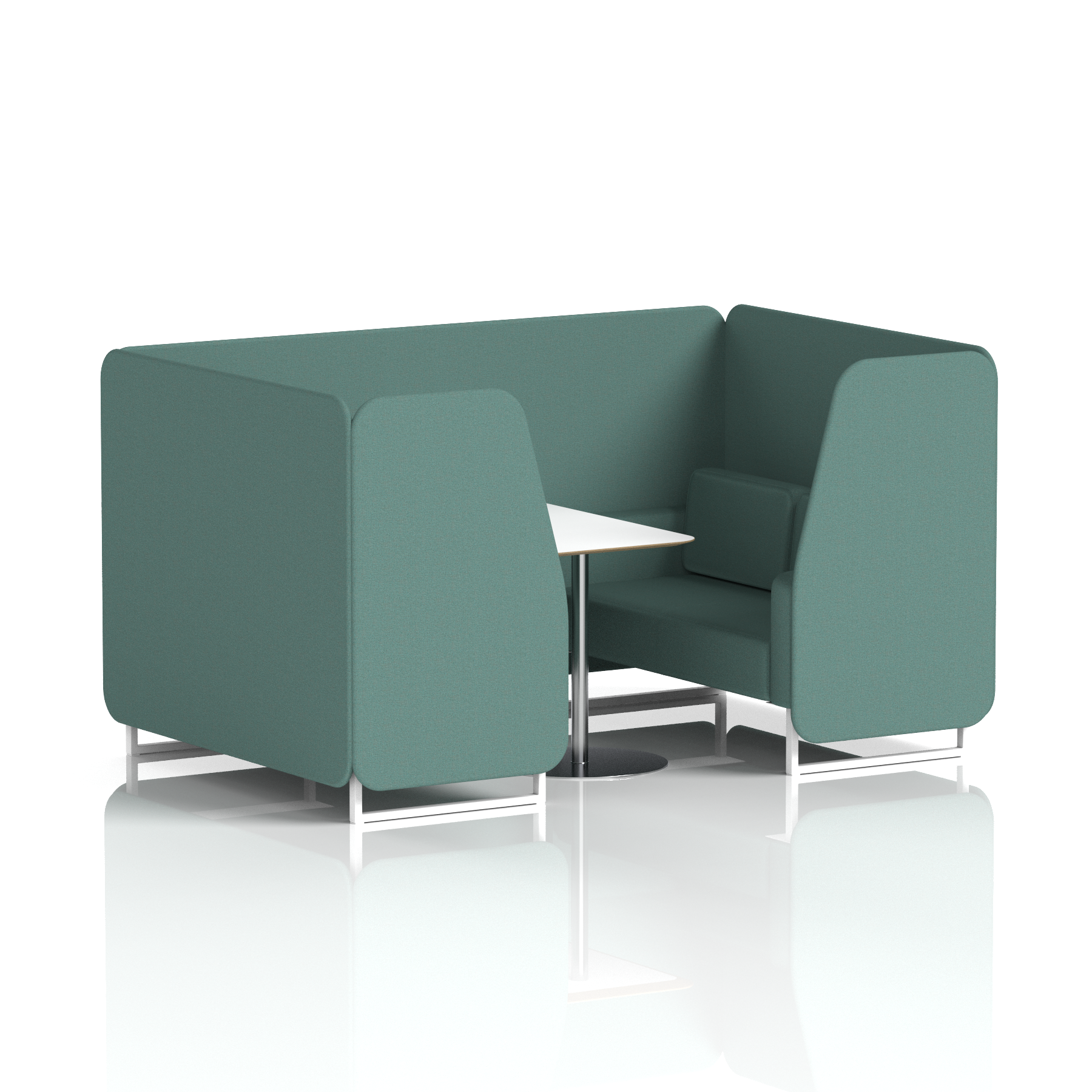 Brixworth Booth With White Table In Single Tone