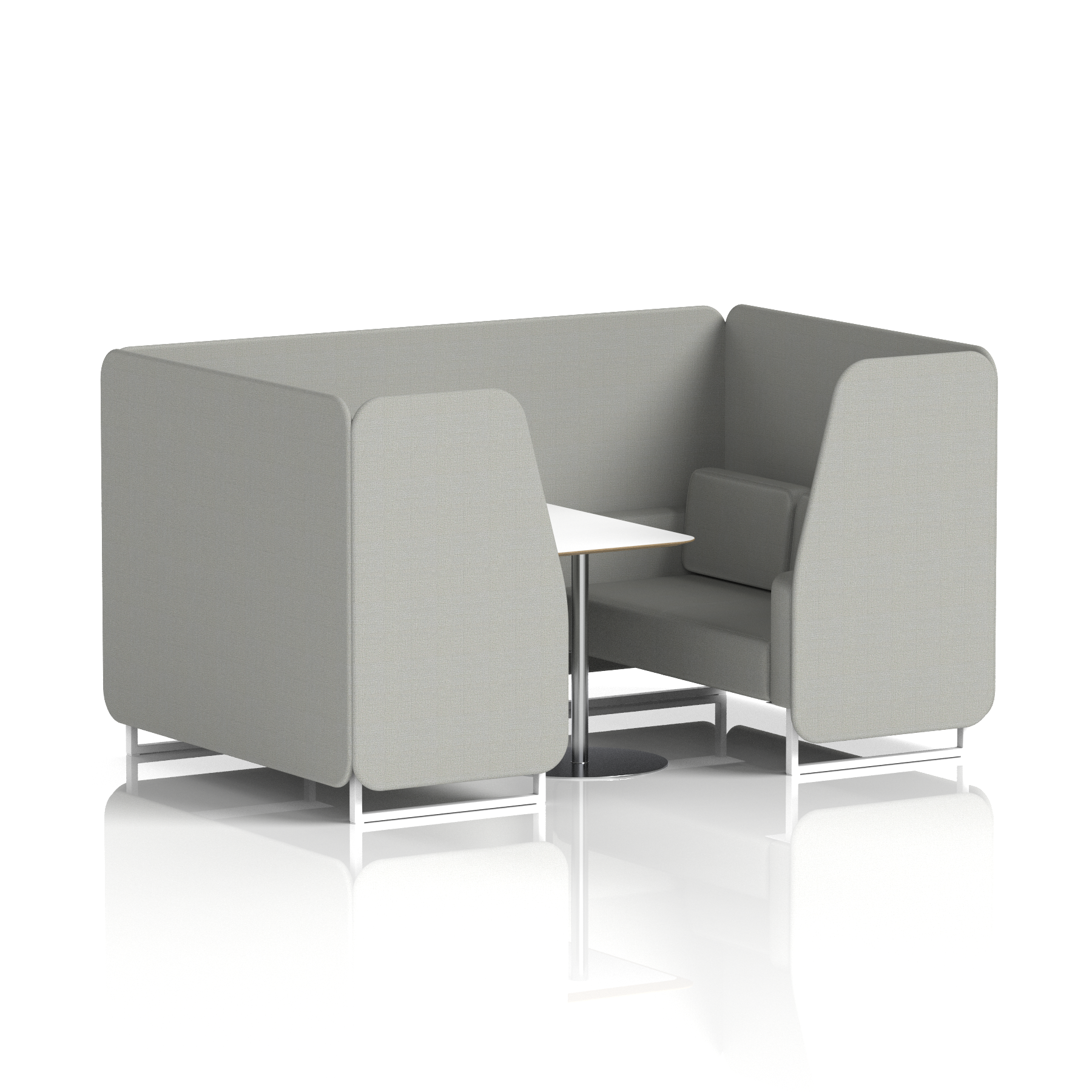 Brixworth Booth With White Table In Single Tone
