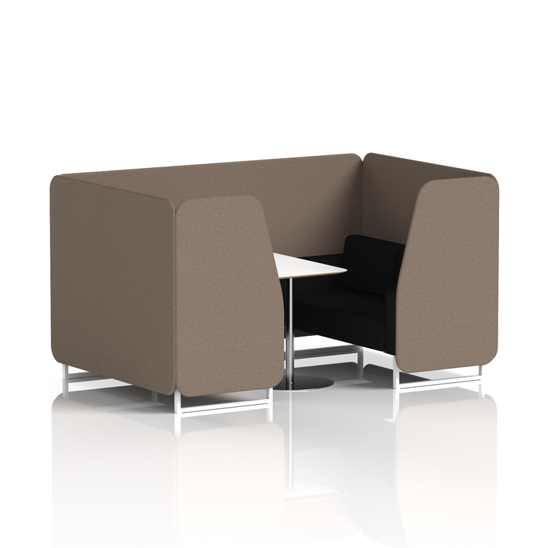 Brixworth Booth With White Table In Two Tone