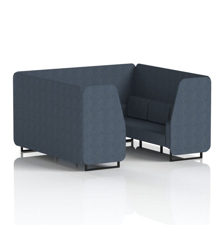 Brixworth Booth With Black Legs in Single Tone