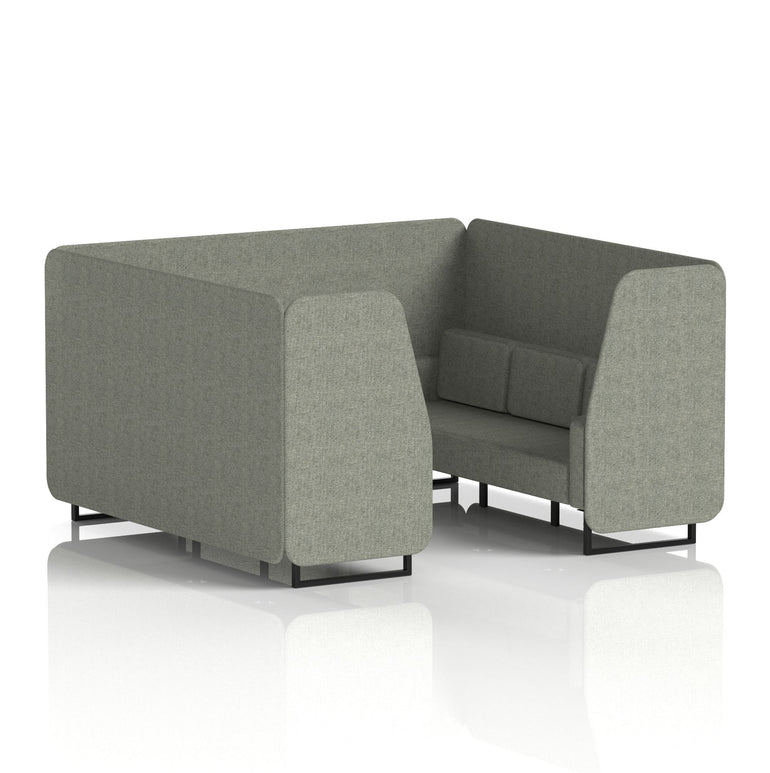 Brixworth Booth With Black Legs in Single Tone