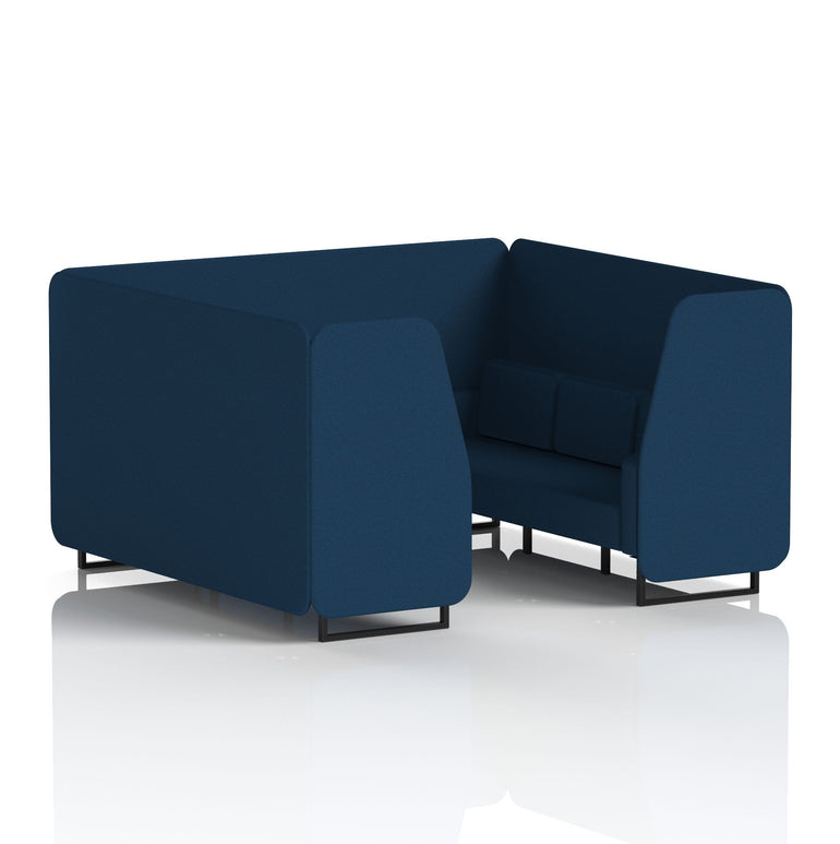 Brixworth Booth With Black Legs in Single Tone