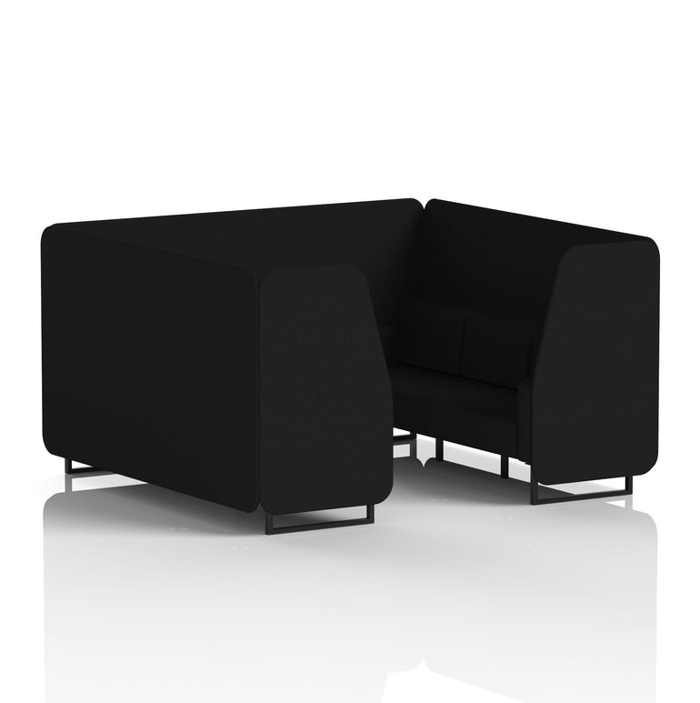 Brixworth Booth With Black Legs in Single Tone