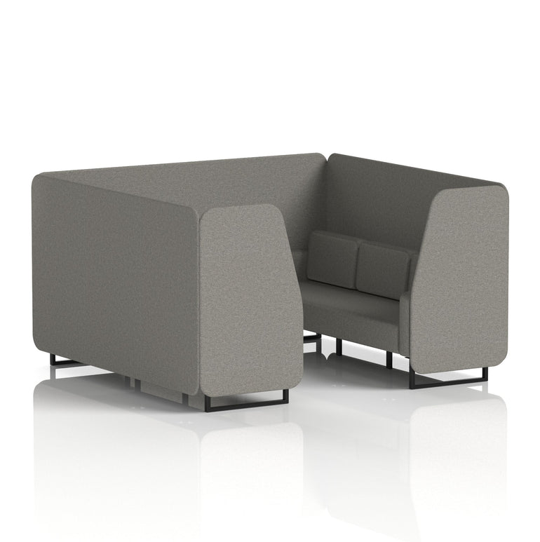 Brixworth Booth With Black Legs in Single Tone