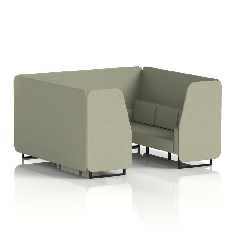 Brixworth Booth With Black Legs in Single Tone