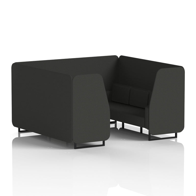 Brixworth Booth With Black Legs in Single Tone