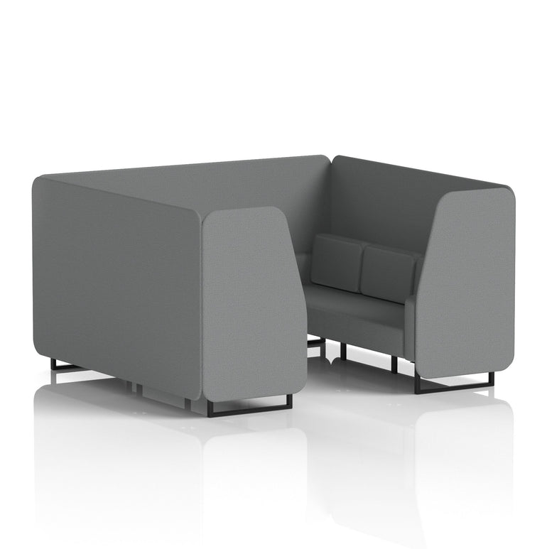 Brixworth Booth With Black Legs in Single Tone
