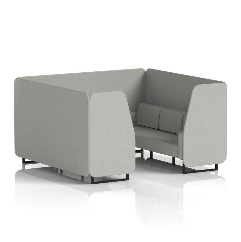Brixworth Booth With Black Legs in Single Tone