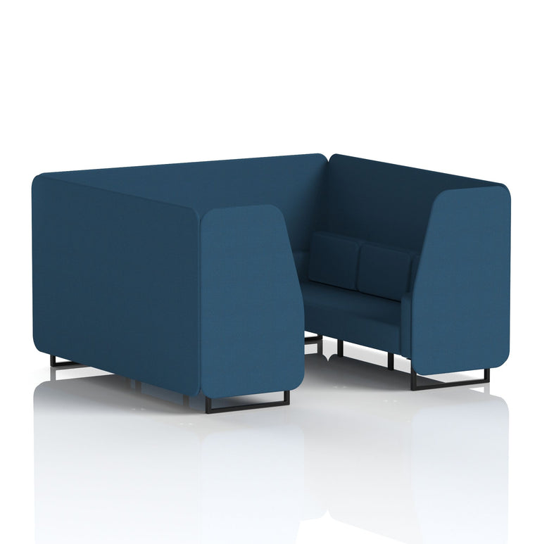 Brixworth Booth With Black Legs in Single Tone