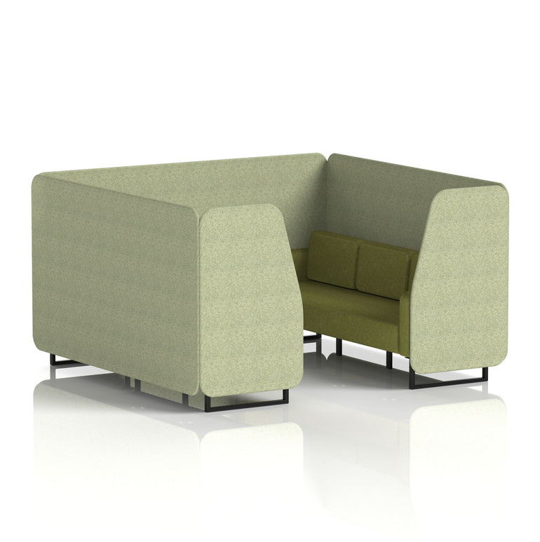 Brixworth Booth With Black Legs in Two Tone