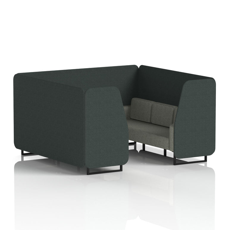 Brixworth Booth With Black Legs in Two Tone