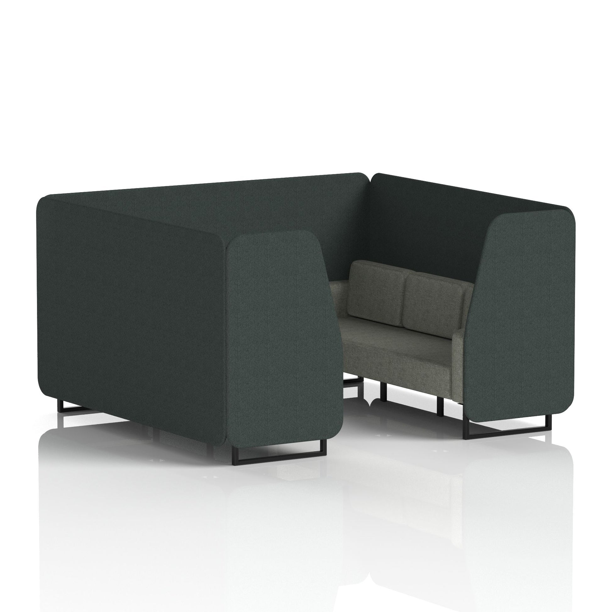 Brixworth Booth With Black Legs in Two Tone