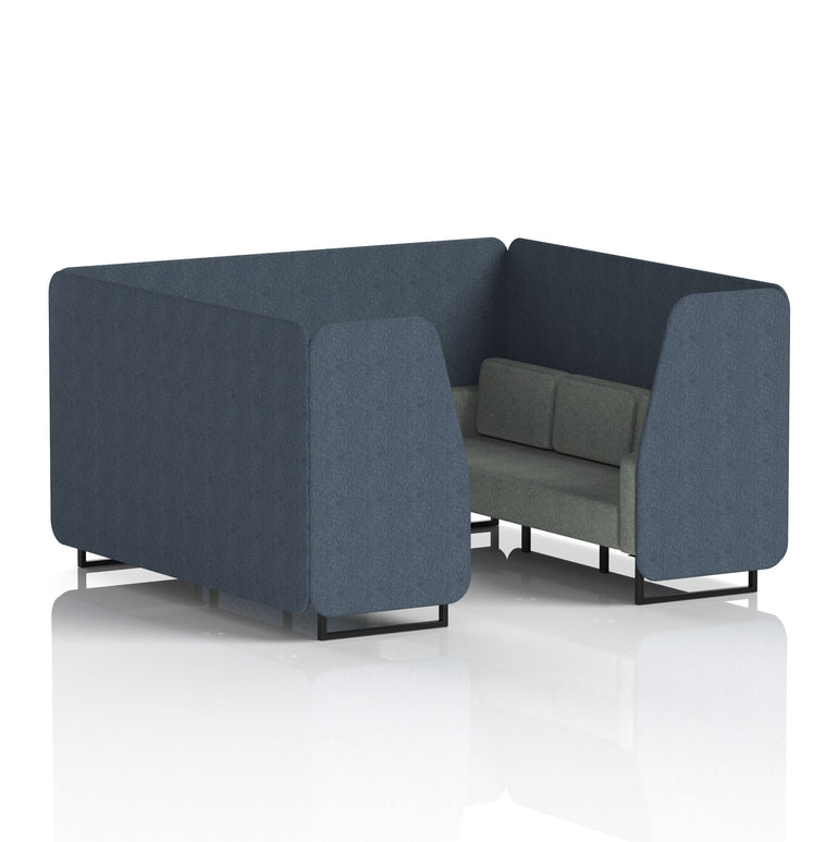 Brixworth Booth With Black Legs in Two Tone