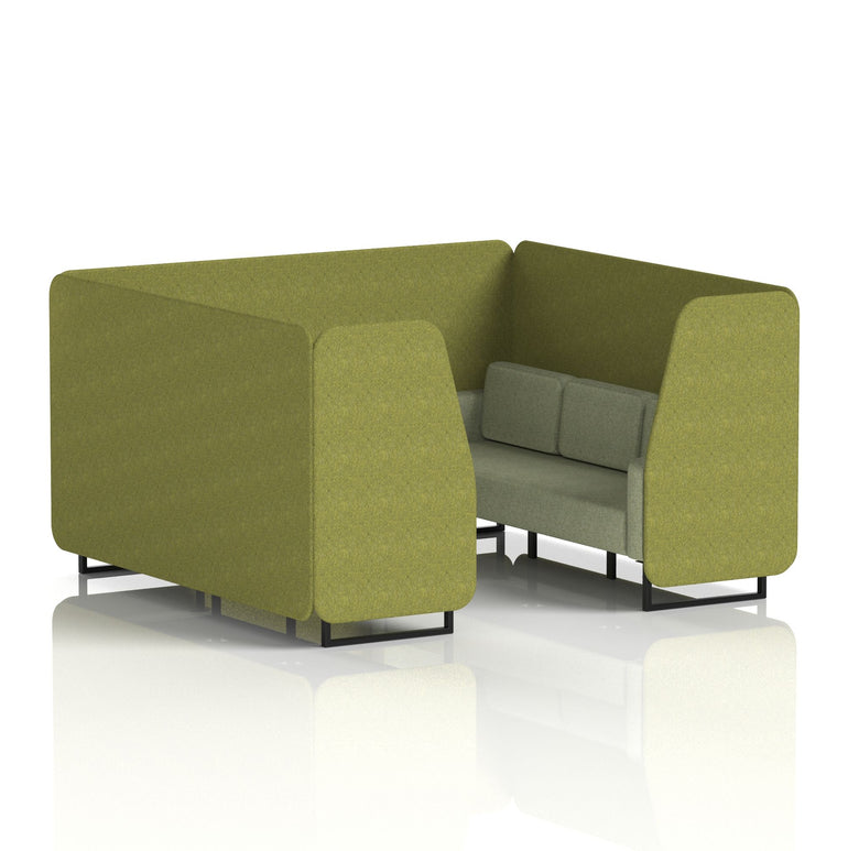Brixworth Booth With Black Legs in Two Tone