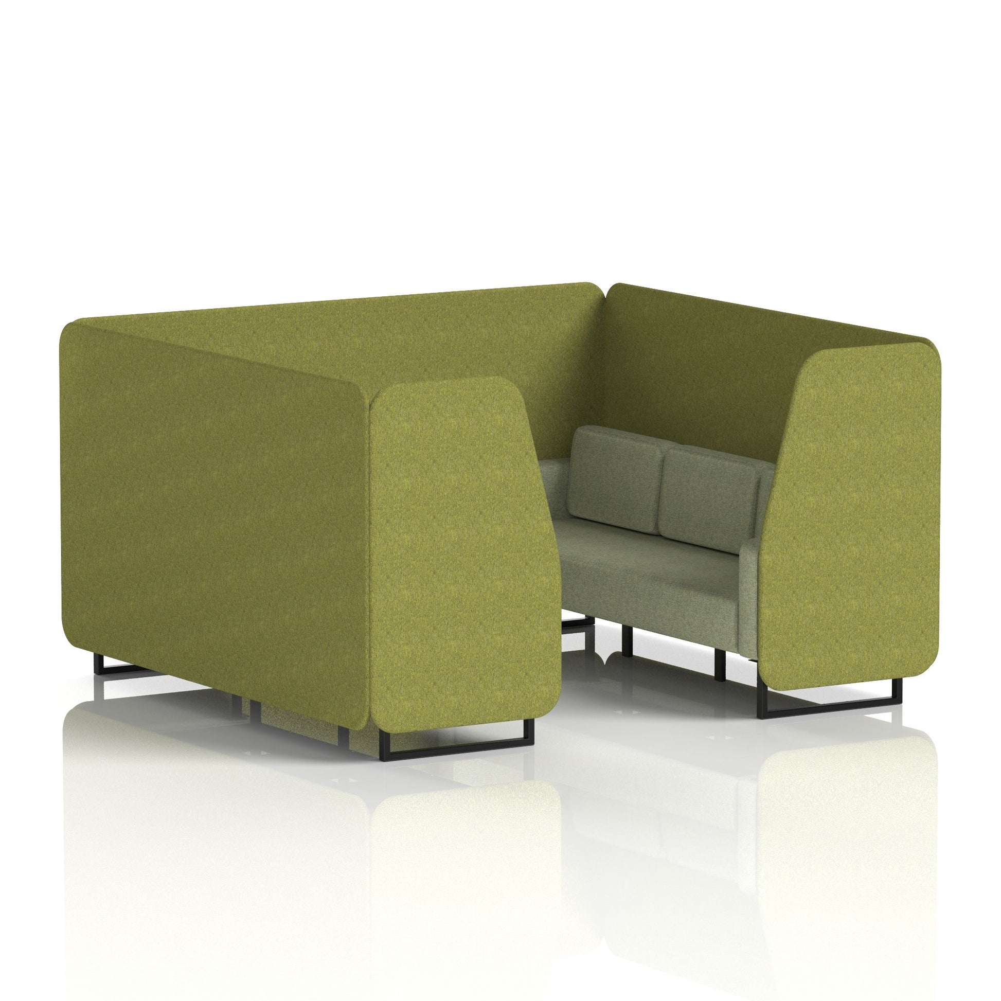 Brixworth Booth With Black Legs in Two Tone