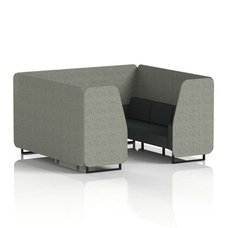 Brixworth Booth With Black Legs in Two Tone