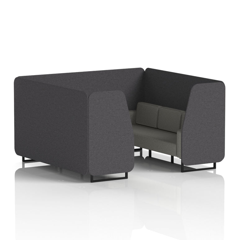 Brixworth Booth With Black Legs in Two Tone