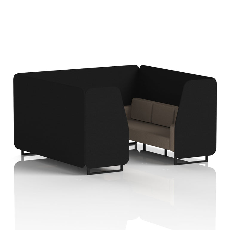 Brixworth Booth With Black Legs in Two Tone