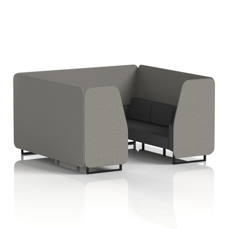 Brixworth Booth With Black Legs in Two Tone