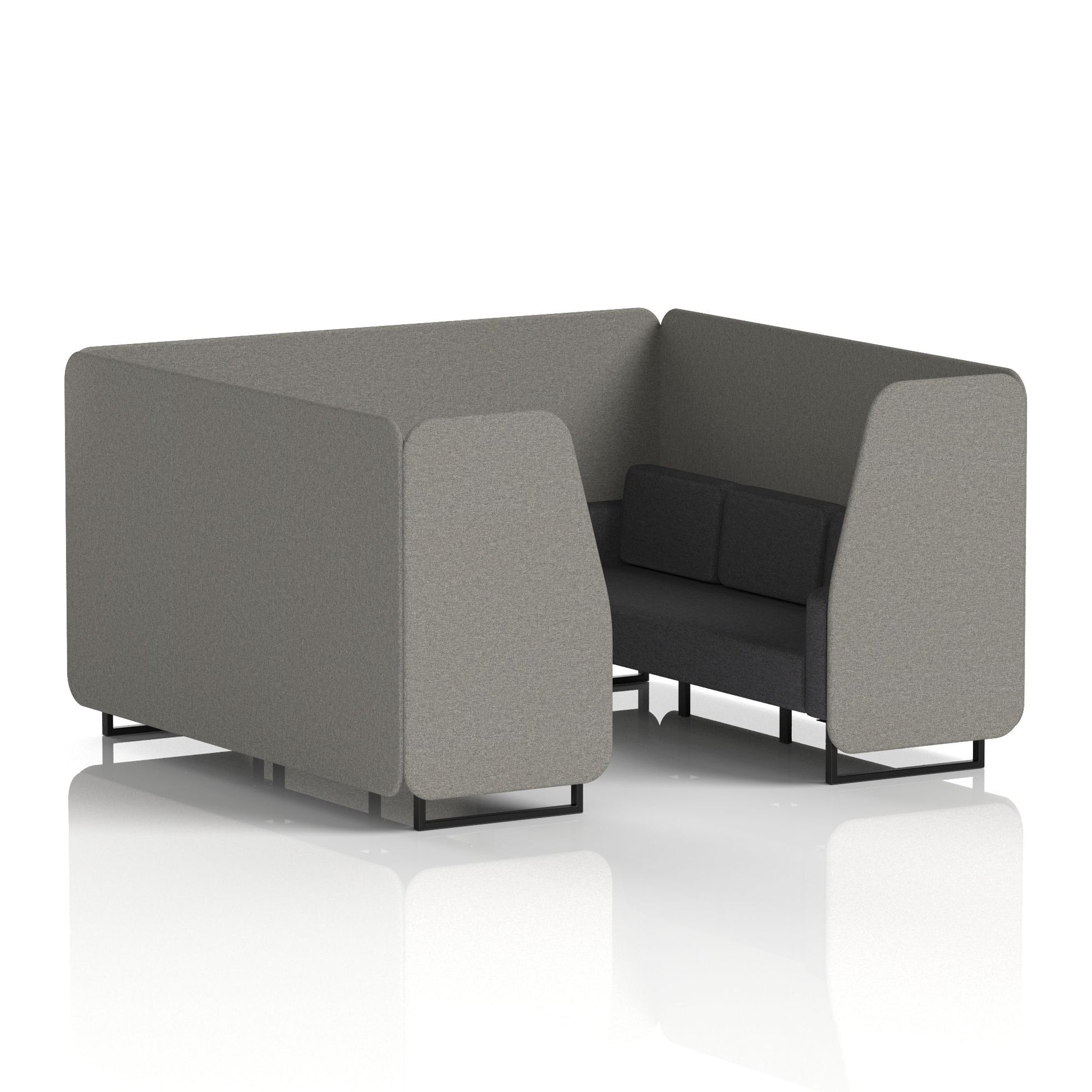 Brixworth Booth With Black Legs in Two Tone