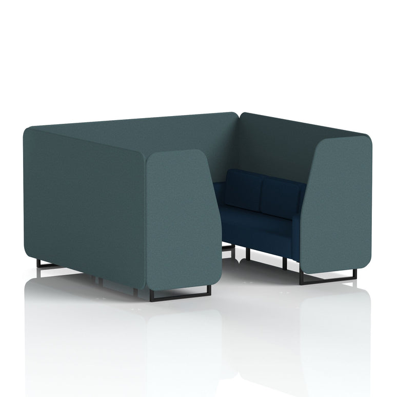 Brixworth Booth With Black Legs in Two Tone