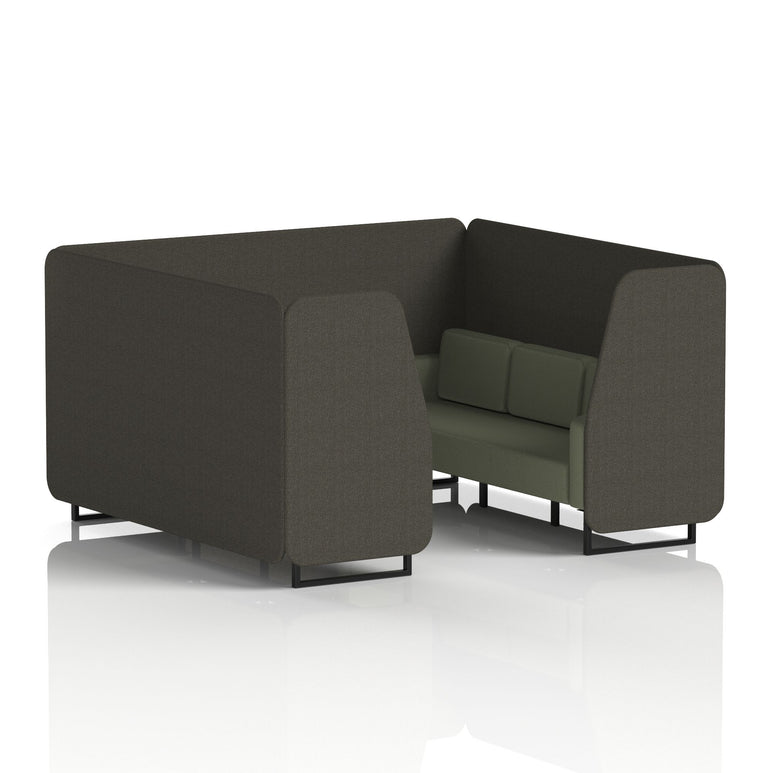 Brixworth Booth With Black Legs in Two Tone