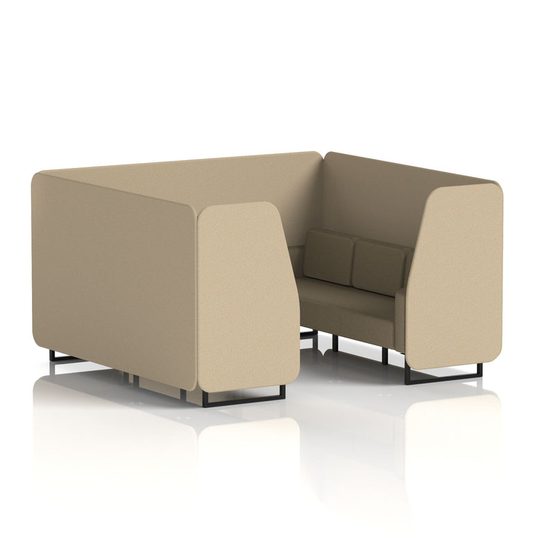 Brixworth Booth With Black Legs in Two Tone