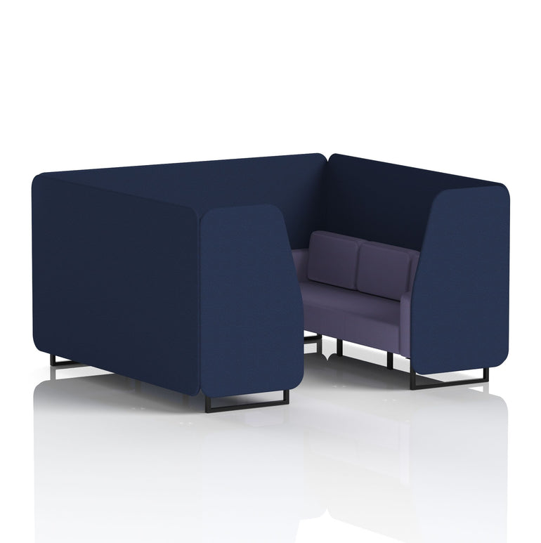 Brixworth Booth With Black Legs in Two Tone