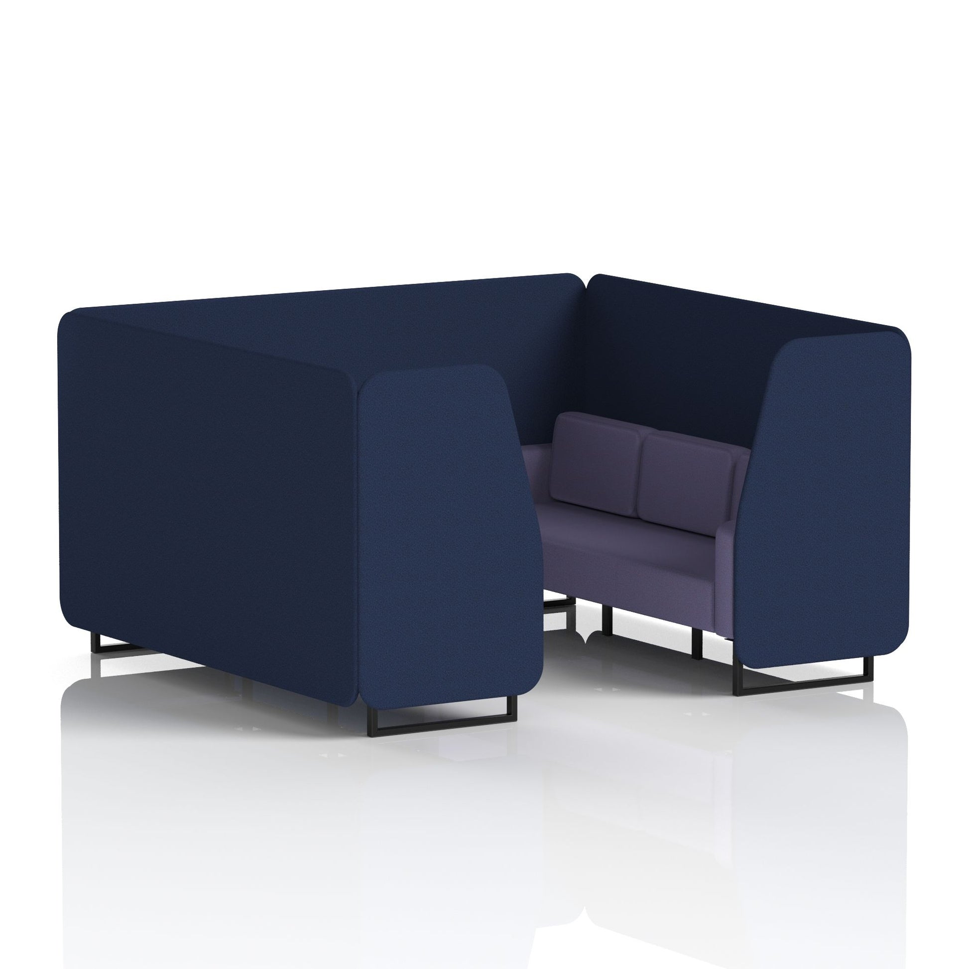 Brixworth Booth With Black Legs in Two Tone