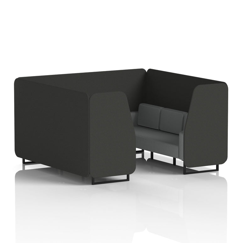 Brixworth Booth With Black Legs in Two Tone