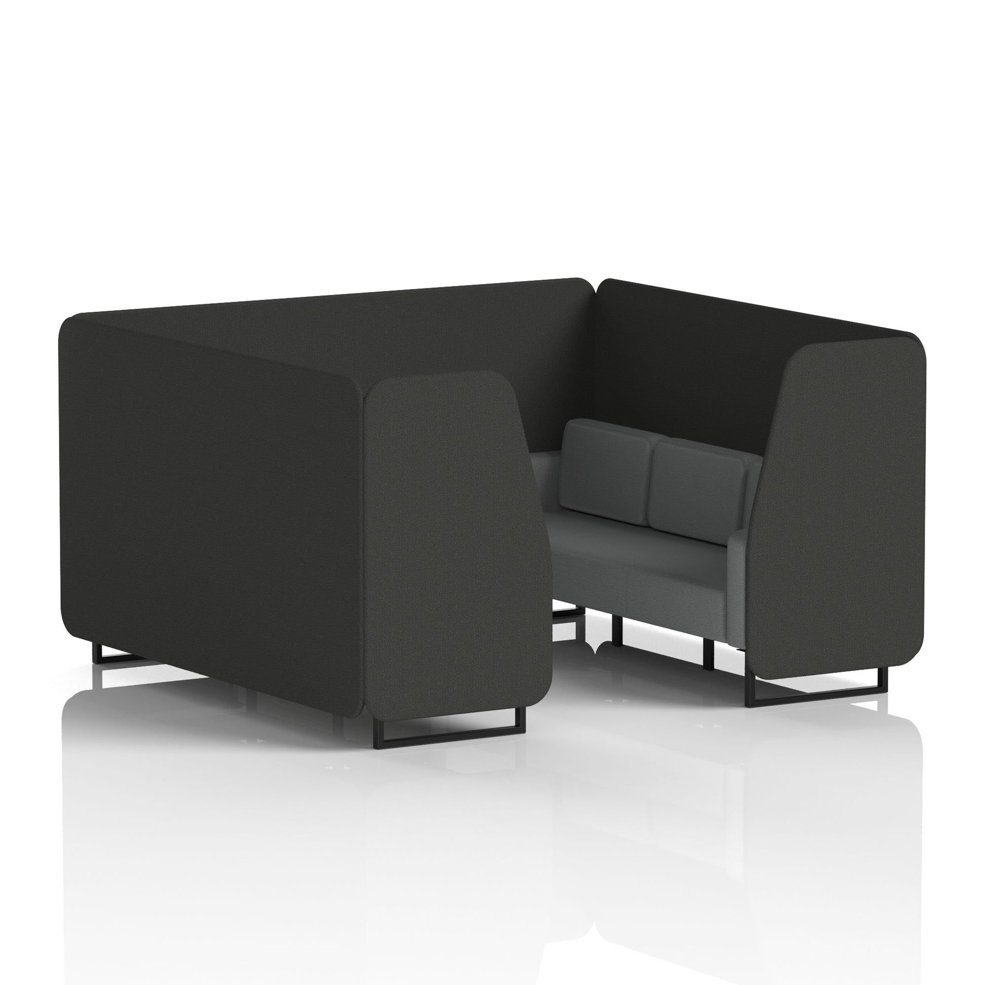 Brixworth Booth With Black Legs in Two Tone