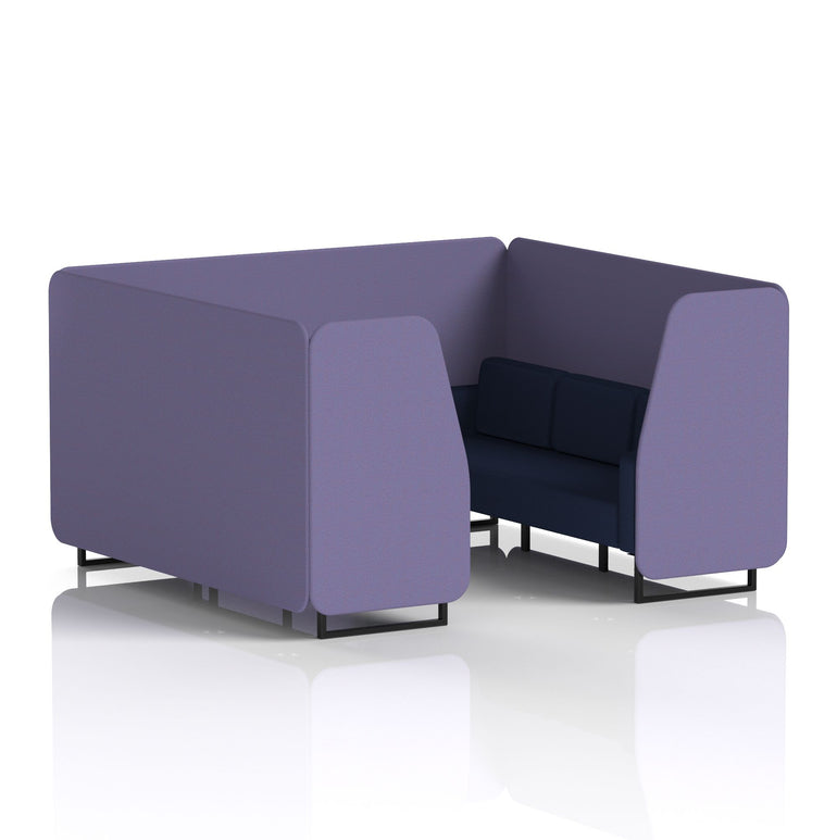 Brixworth Booth With Black Legs in Two Tone