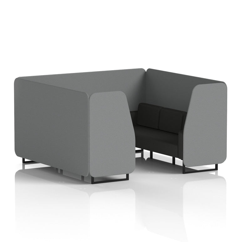 Brixworth Booth With Black Legs in Two Tone