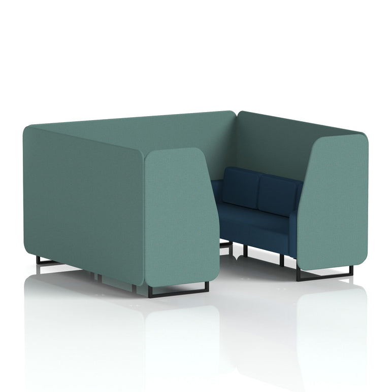 Brixworth Booth With Black Legs in Two Tone