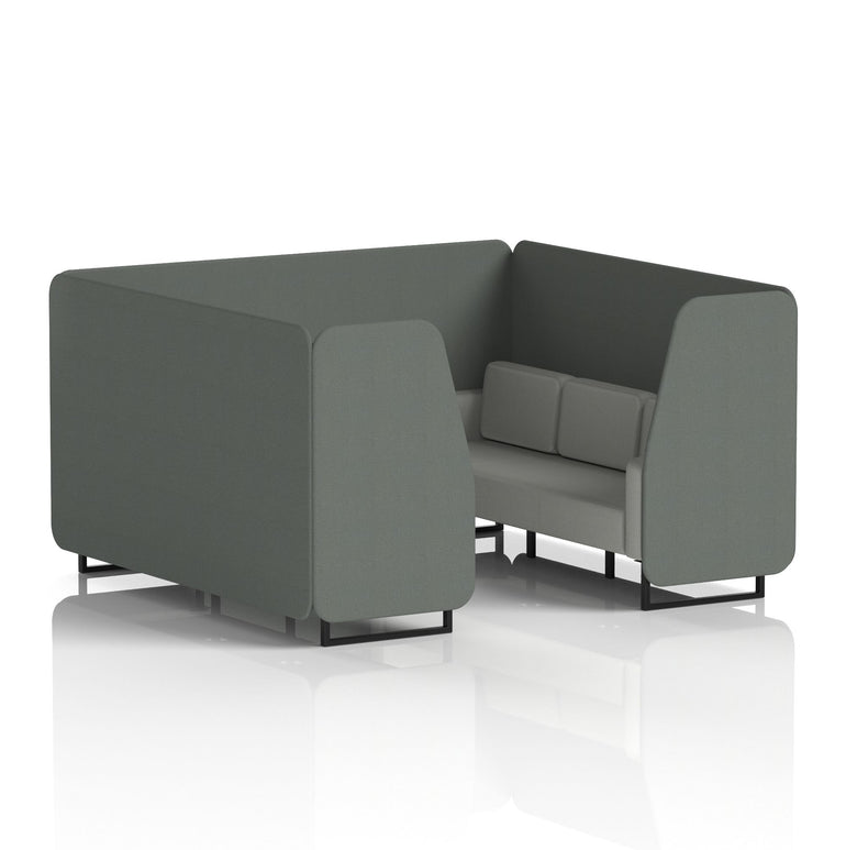 Brixworth Booth With Black Legs in Two Tone