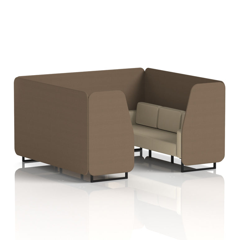Brixworth Booth With Black Legs in Two Tone