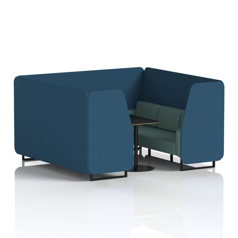 Brixworth Booth With Black Legs in Two Tone
