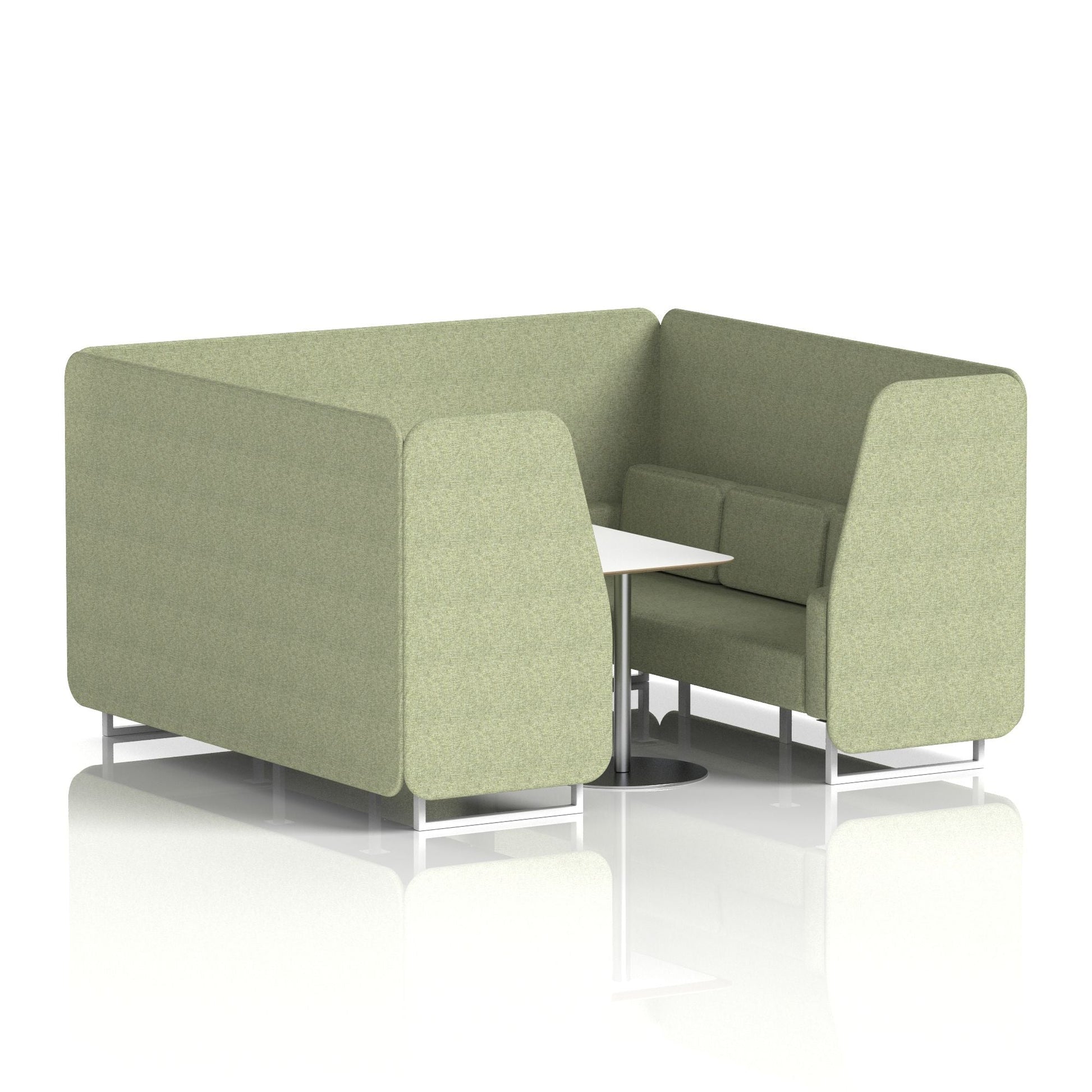 Brixworth Booth With White Table In Single Tone