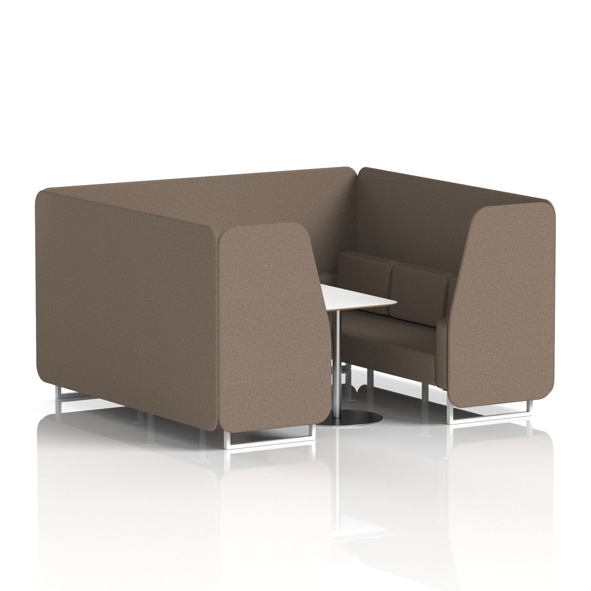 Brixworth Booth With White Table In Single Tone