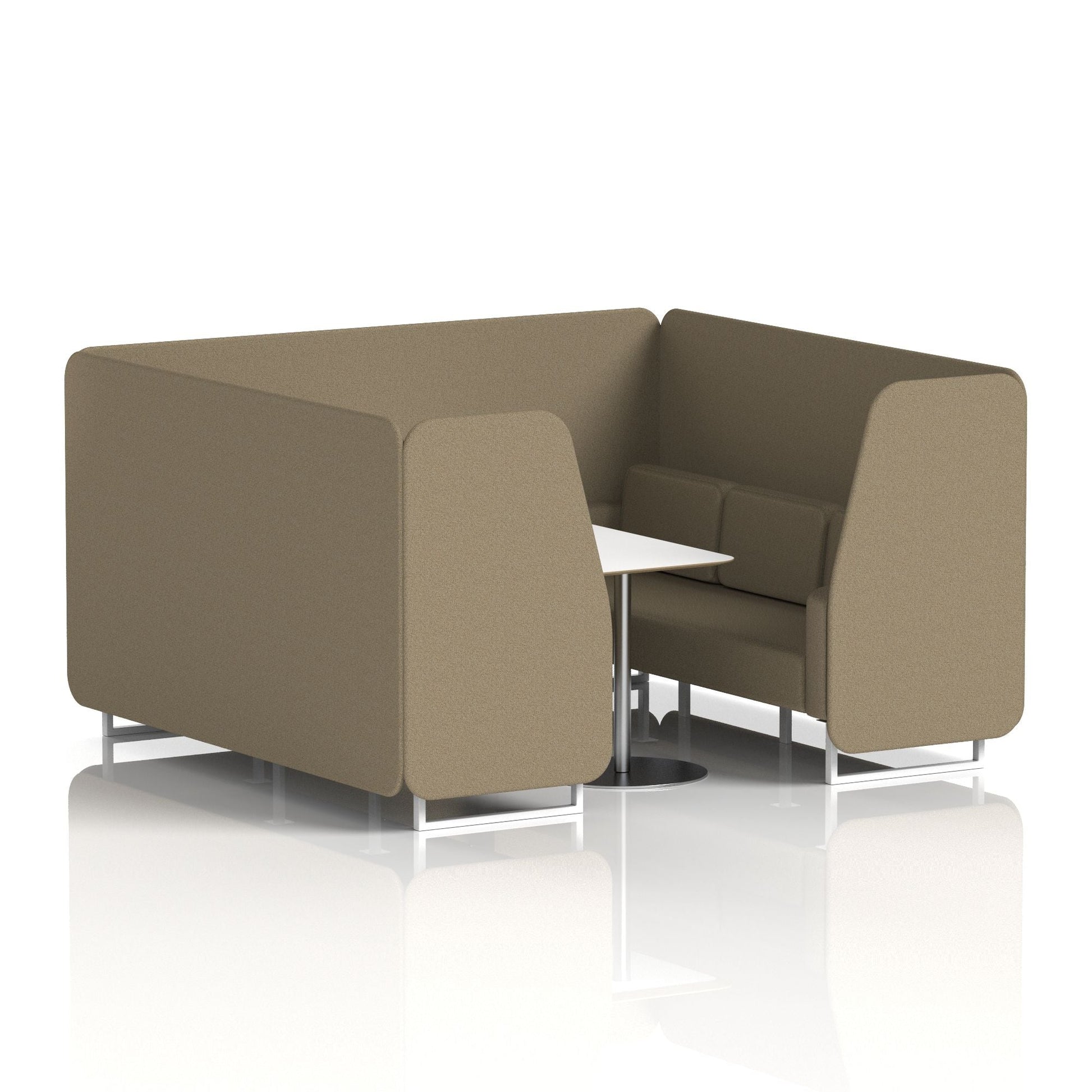 Brixworth Booth With White Table In Single Tone