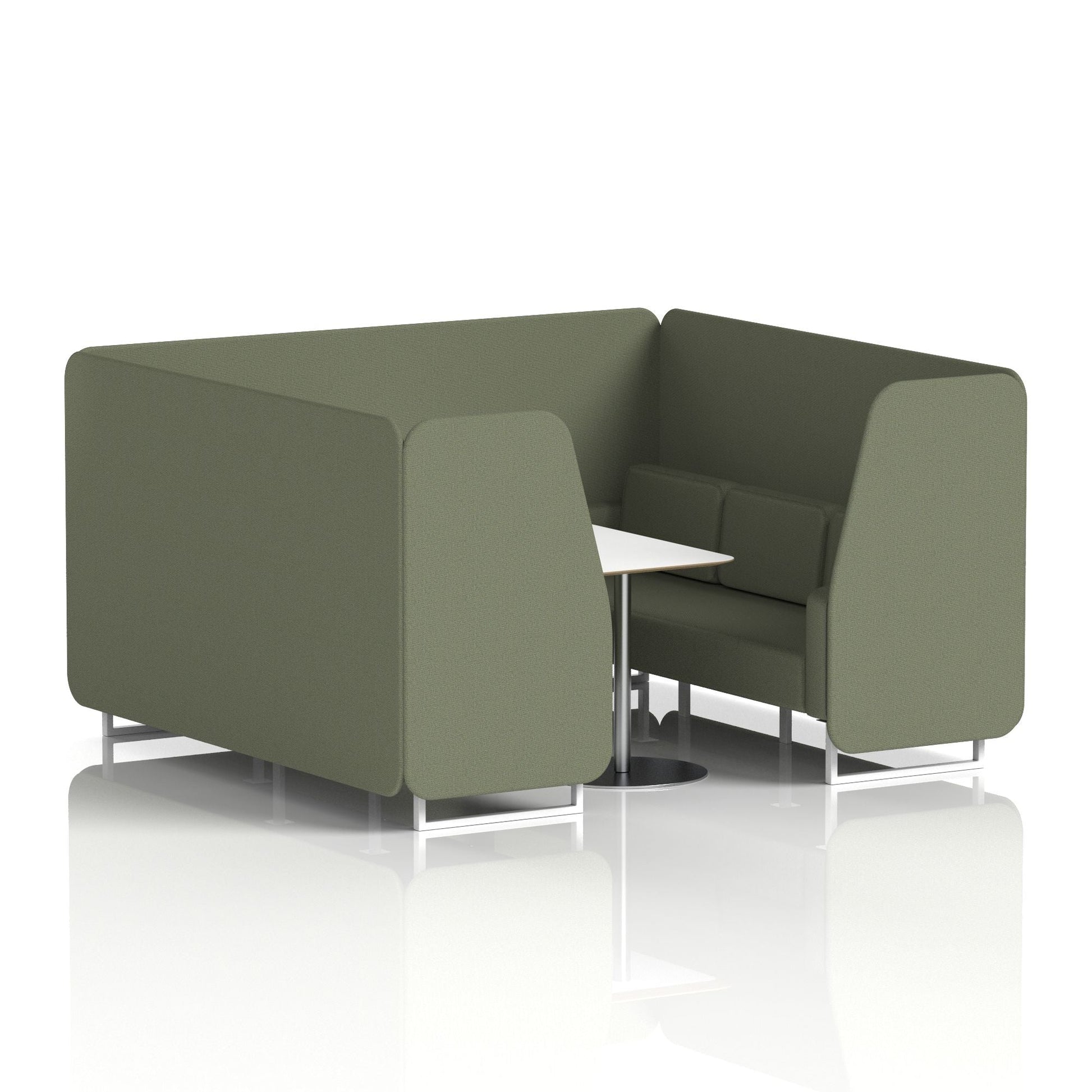Brixworth Booth With White Table In Single Tone