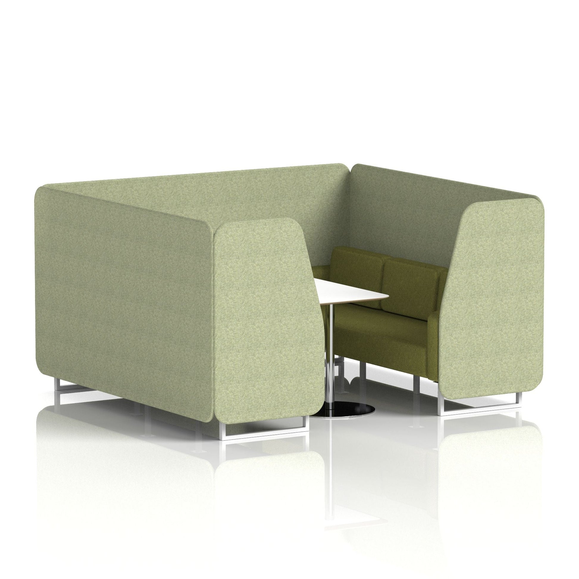 Brixworth Booth With White Table In Two Tone