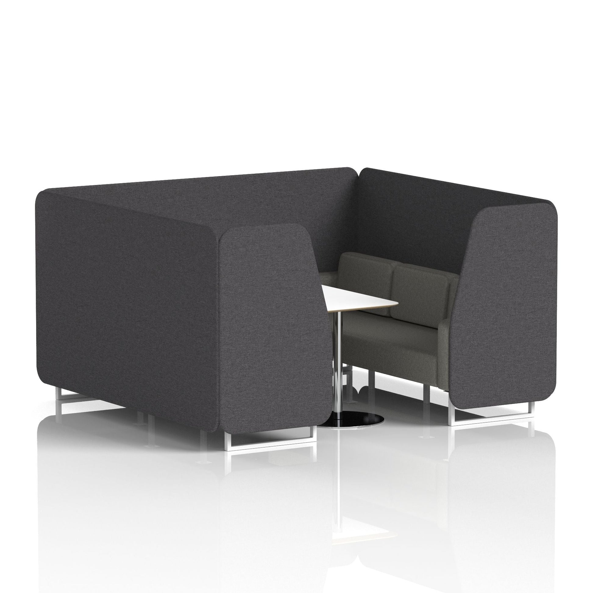 Brixworth Booth With White Table In Two Tone
