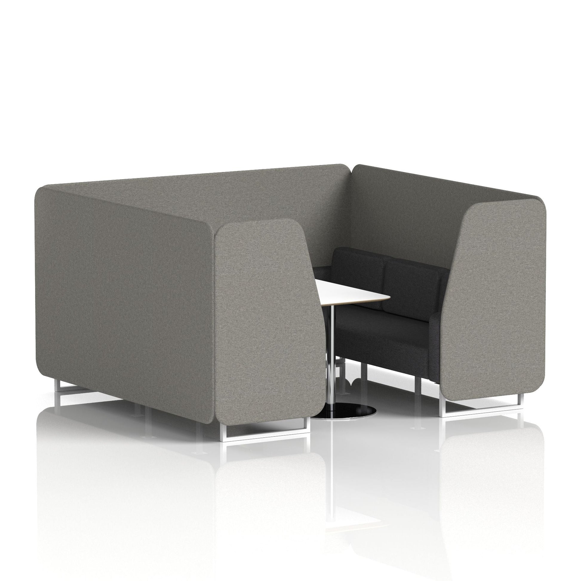 Brixworth Booth With White Table In Two Tone