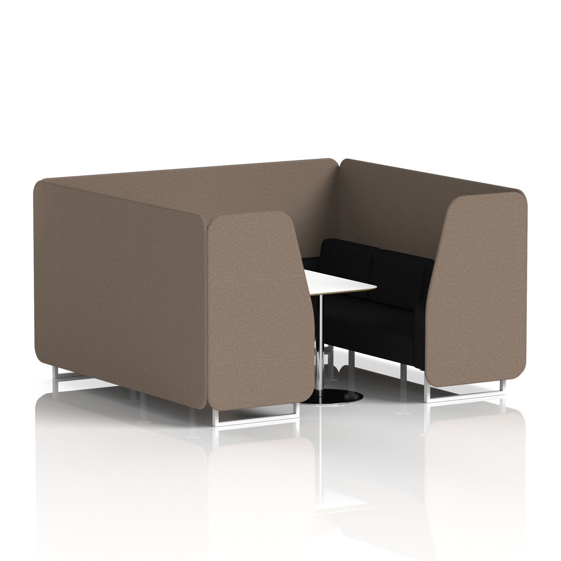 Brixworth Booth With White Table In Two Tone