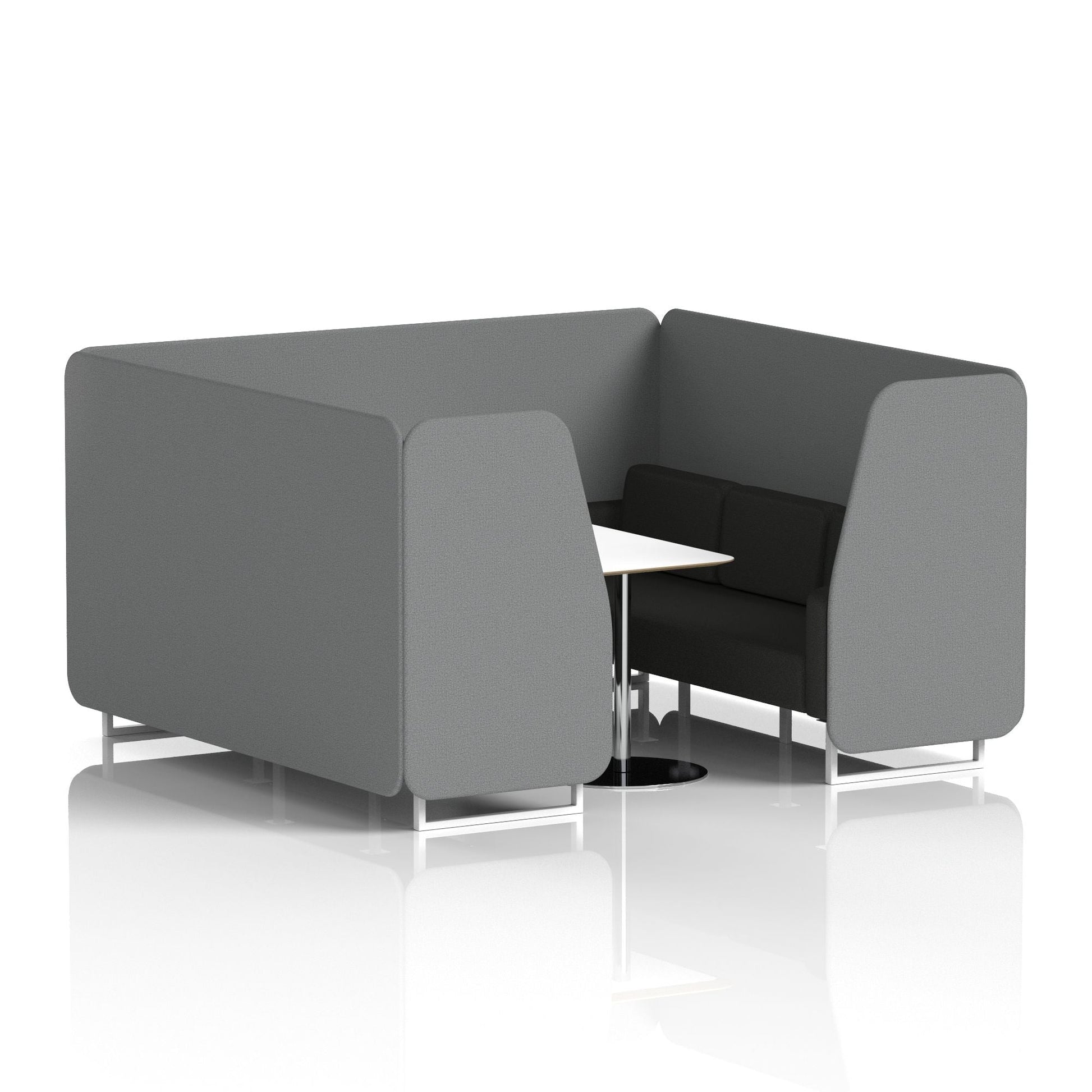 Brixworth Booth With White Table In Two Tone