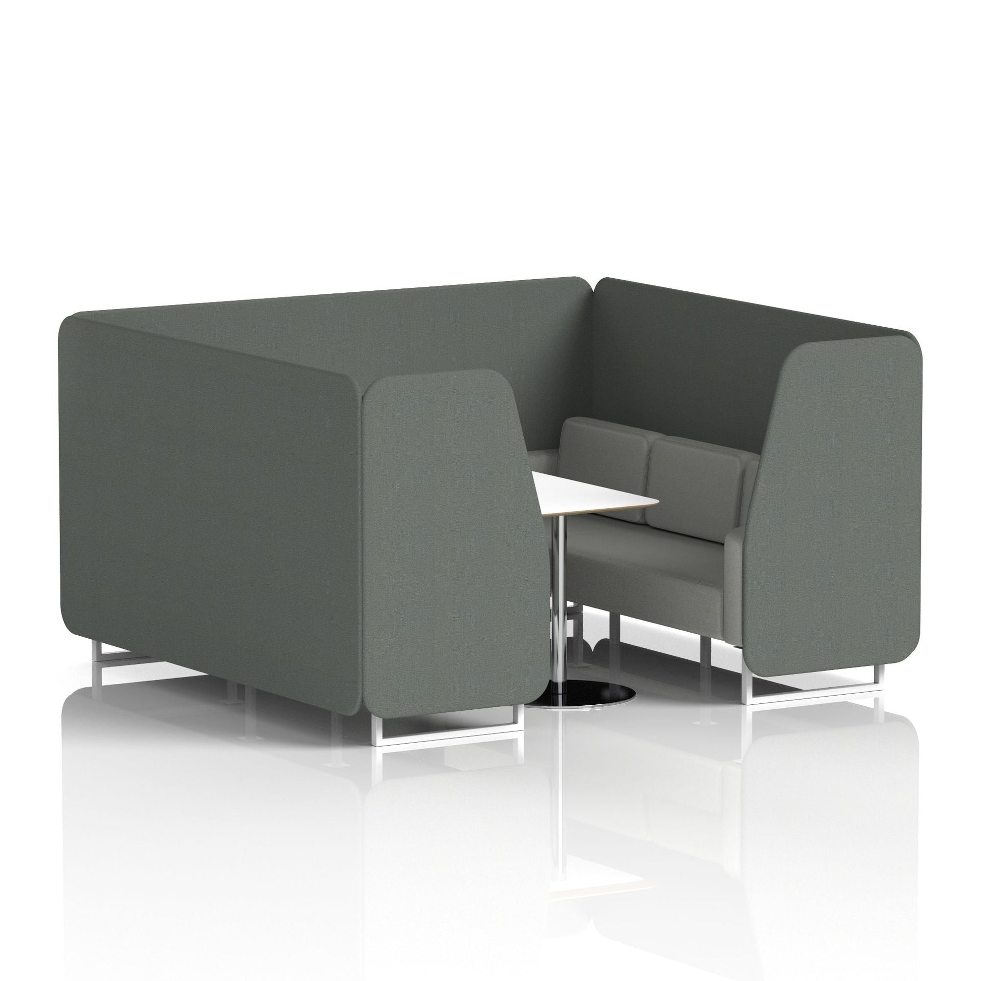 Brixworth Booth With White Table In Two Tone