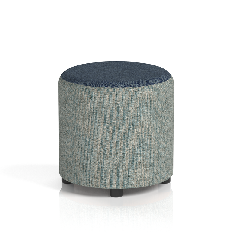 Harlestone Round Stool in Two Tone