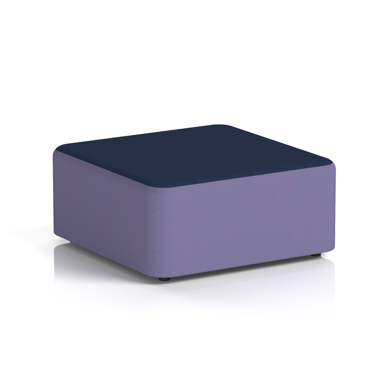 Harlestone Square Stool in Two Tone